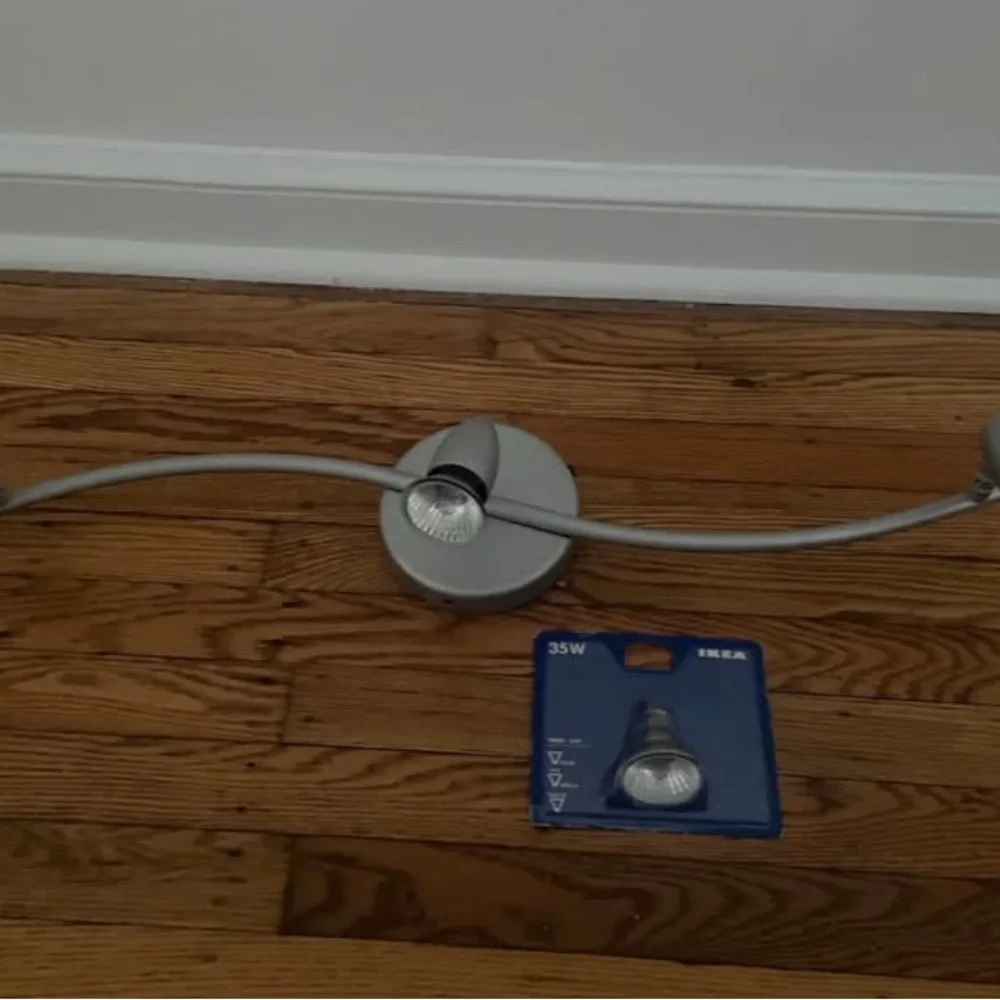 IKEA Modern Silver Lighting Fixture